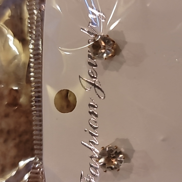 Zircon Long Tassel Earrings - Picture 3 of 3